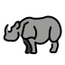 rhinoceros on OpenMoji
