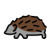 hedgehog on OpenMoji