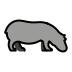 hippopotamus on OpenMoji