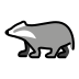 badger on OpenMoji