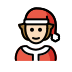 Mx Claus: light skin tone on OpenMoji