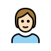 person: light skin tone on OpenMoji
