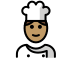 cook: medium skin tone on OpenMoji
