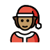 Mx Claus: medium skin tone on OpenMoji
