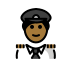 pilot: medium-dark skin tone on OpenMoji