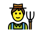 farmer on OpenMoji