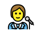 singer on OpenMoji