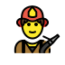 firefighter on OpenMoji