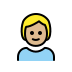 child: medium-light skin tone on OpenMoji