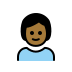 child: medium-dark skin tone on OpenMoji