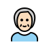 older person: light skin tone on OpenMoji