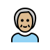 older person: medium-light skin tone on OpenMoji