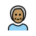 older person: medium skin tone on OpenMoji