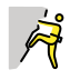 man climbing on OpenMoji
