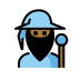 man mage: medium-dark skin tone on OpenMoji