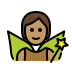 fairy: medium skin tone on OpenMoji