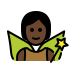 fairy: dark skin tone on OpenMoji