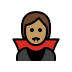 vampire: medium skin tone on OpenMoji