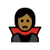 vampire: medium-dark skin tone on OpenMoji