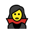 woman vampire on OpenMoji