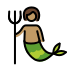 merperson: medium skin tone on OpenMoji