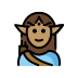 man elf: medium skin tone on OpenMoji