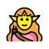 woman elf on OpenMoji