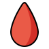 drop of blood on OpenMoji