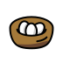 nest with eggs on OpenMoji