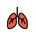 lungs on OpenMoji