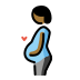 pregnant person: medium-dark skin tone on OpenMoji