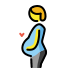 pregnant person on OpenMoji