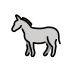 donkey on OpenMoji