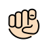 index pointing at the viewer: light skin tone on OpenMoji