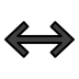 left-right arrow on OpenMoji