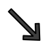 down-right arrow on OpenMoji