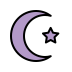 star and crescent on OpenMoji