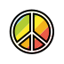 peace symbol on OpenMoji
