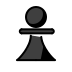 chess pawn on OpenMoji