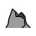 mountain on OpenMoji