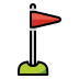flag in hole on OpenMoji