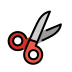 scissors on OpenMoji