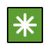 eight-spoked asterisk on OpenMoji