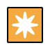 eight-pointed star on OpenMoji