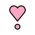 heart exclamation on OpenMoji