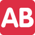 AB button (blood type) on Twitter/X
