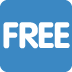FREE button on Twitter/X