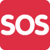 SOS button on Twitter/X