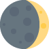 waxing crescent moon on Twitter/X