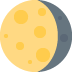 waning gibbous moon on Twitter/X